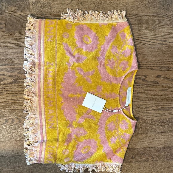 Zimmermann Tops - NWT ZIMMERMAN Wylie French terry crop top